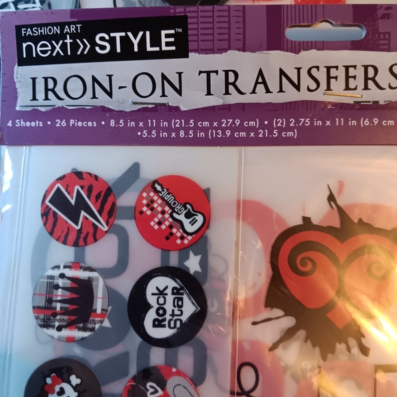 Iron on transfers ( rock star edition) - Picture 5 of 7